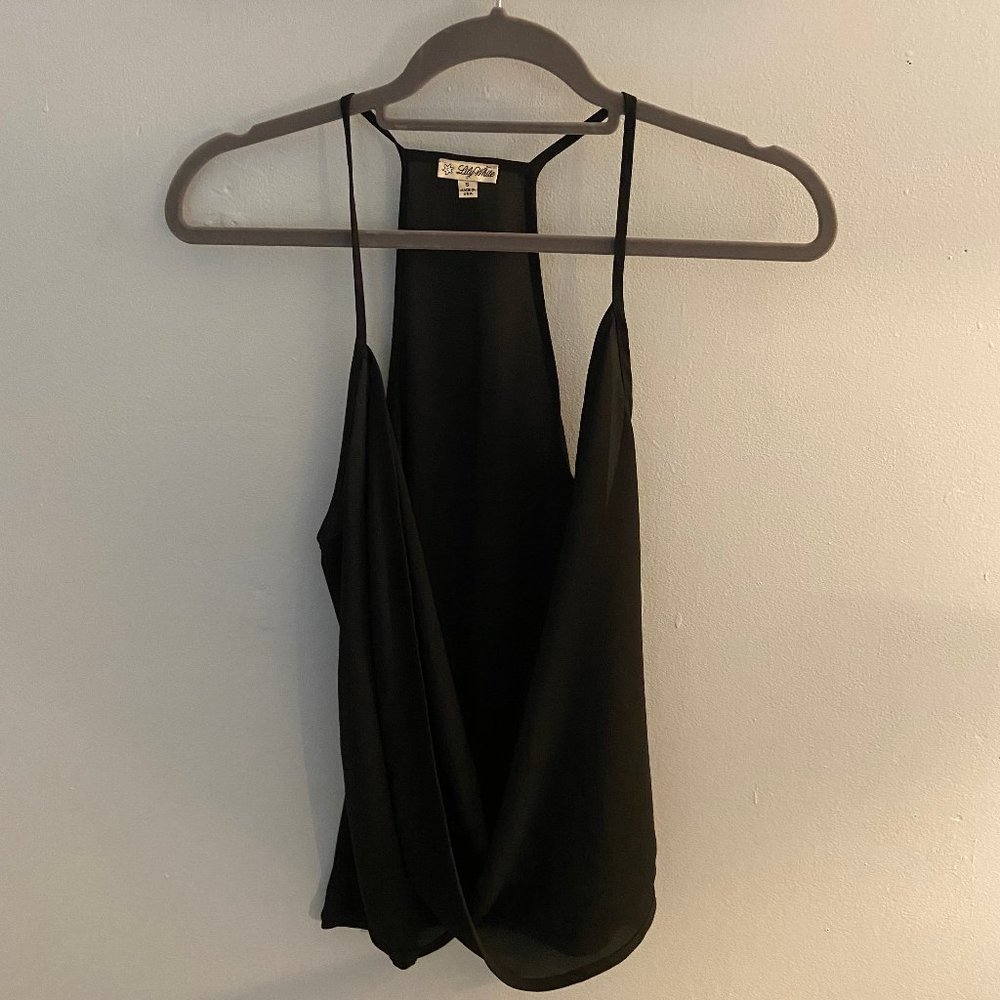 LILY WHITE Black Tank (S)